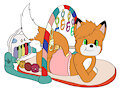 [Commission] A Cute Fox Appears by ninjatommy21