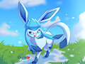 Loving Glaceon!