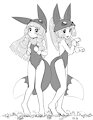 Lillieevee times two by AlloyRabbit