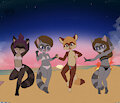 Raccoon Beach Party!