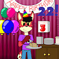 Birthday Fox by KalvinFoxx