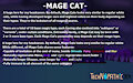 Mage Cat Lore (Pg.1,2)