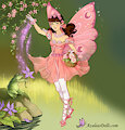 Natalie as a fairy