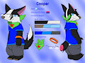 SFW Ref Sheet: Cooper Liam Allison (European Badger) by CooperTheLinoone