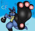 Lucario Stomp Pov by TheRedSkunk