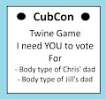 CubCon Twine Game - New Vote