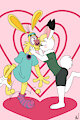 CM - Toon Rabbit Kiss