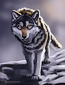 Wolf speedpaint 2 by WerewolfDegenerate