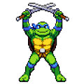 Teenage Mutant Ninja Turtles Shredder's Revenge Leonardo TMNT Character by EagleL56