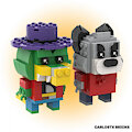 Brok and Graff Fanart by CarlosTX Bricks