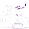 Birthday doodle for smoll birthday bab <3 by CubBun