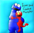 elmo and cookie monster