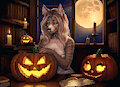 Dog fox Animated Pixel YCH | Halloween