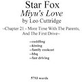 Star Fox: Miyu's Love - Ch 21 - More Time With The Parents, and The First Drive by LeoCuttridge