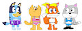 Gift: Bluey, Sir Dudley, Katelynn and Daisy Underwear Fun