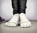 HIS paws! hahahah :3 (socks, pants, clean) by Vinvinpewf