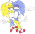 Request Fleetway and Sonic cuteness