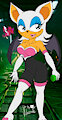 Sonic the Hedgehog: Rouge The Bat (color)