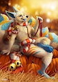 Vulfe in the pumpkin patch by hackencraft