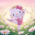 Ballerina Hello Kitty by BenBracknell11