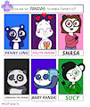 The six pandas in fanart format by BigPandaSebArts