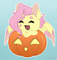 YCH Halloween pumpkin Fluttershy