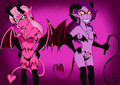 Two Succubus by DoppelSauce