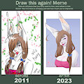 Draw this again meme 2011 to 2023 by Doodlelu1992
