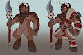 Bloodthorn, the Tauren Warrior by NaughtyRam
