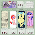 Commissions Sheet info by ButtercupSaiyan