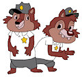 Chip and Dale Security Guard