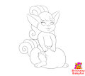 Vulpix oc adoptable commission diaper sketch