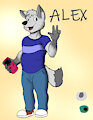Alexander the arctic fox by supergryphon1994