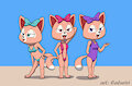 Pinky Paws: Swimsuit Models (by Caluriri)