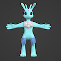 Alien Bunny OC | Design Test