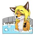 Hot Tub Foxy ^^ by JCFox