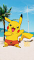 Pikachu with Bing Orange Speedo [Edition]