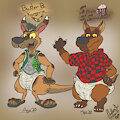 Buster Kangaroo and Sprex Sprecherwolf 2.0