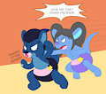 Pacifier Fight by joeyotter