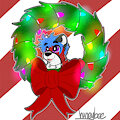 [COM] DixonBark Holiday Wreath YCH 1/2 by hxneybee