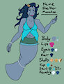 Manatee Mermaid - Character Design