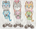 The Powerpuff Feline Girls by LouisEugenioJR