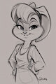 Lola Bunny sketch by AlexUmkaArt