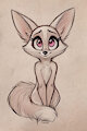 Cute fox/fennec sketch