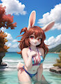 Beach Bunny by celestialjade