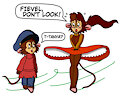 Fievel and Tanya's Windy Stroll