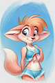 Fennec fox girl in the beach :p