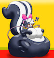 Big Busty Padded Skunk by LuigiVaporeon327
