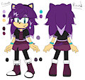 Character Reference - Kyra Leah Sterling (NEW) by HedgieLombax147