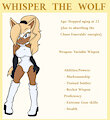 AU Whisper The Wolf Reference Sheet